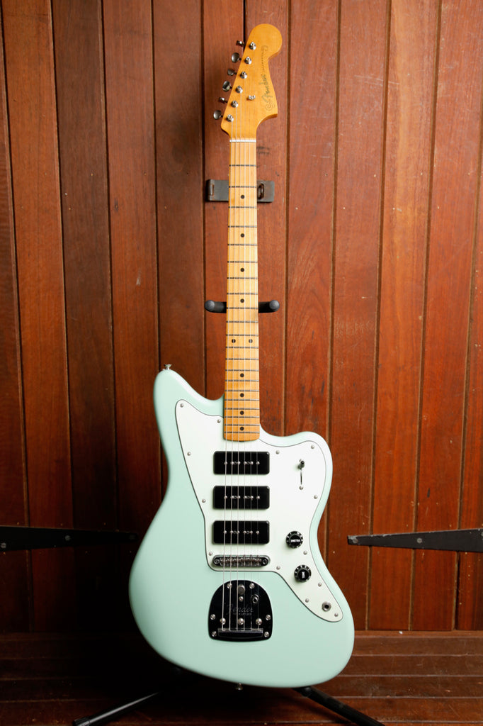 Fender Noventa Jazzmaster Surf Green Electric Guitar 2021 Pre-Owned
