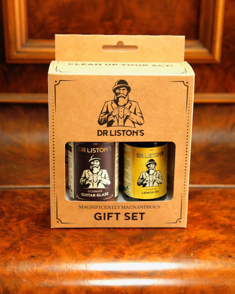 Dr Liston's Gift Set / Guitar Glaze, Lemon Oil & Cloth