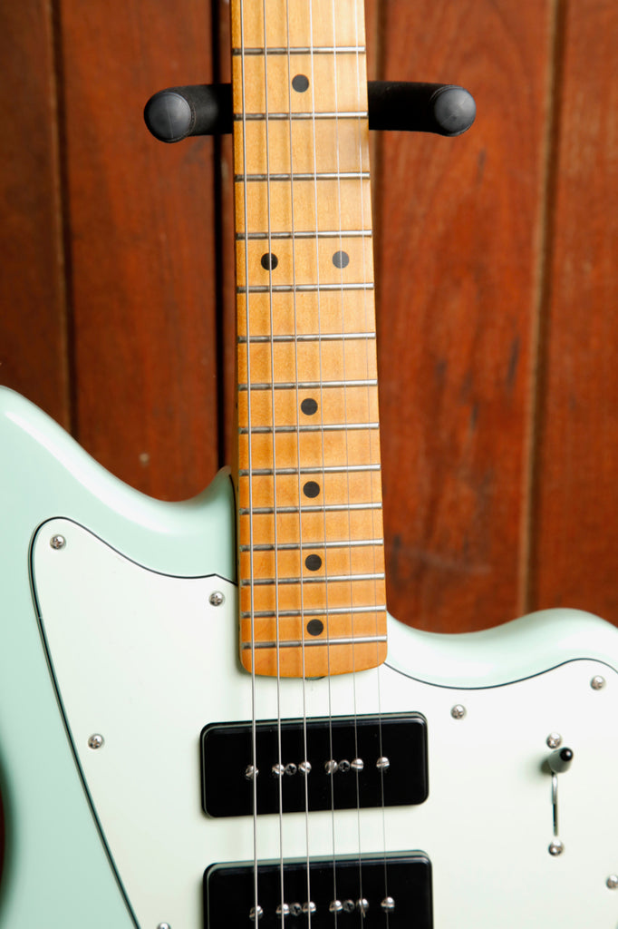 Fender Noventa Jazzmaster Surf Green Electric Guitar 2021 Pre-Owned