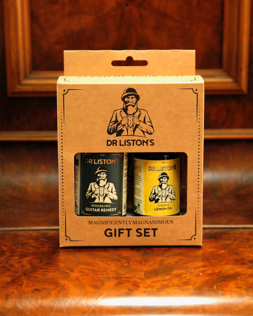Dr Liston's Gift Set / Guitar Remedy, Lemon Oil & Cloth