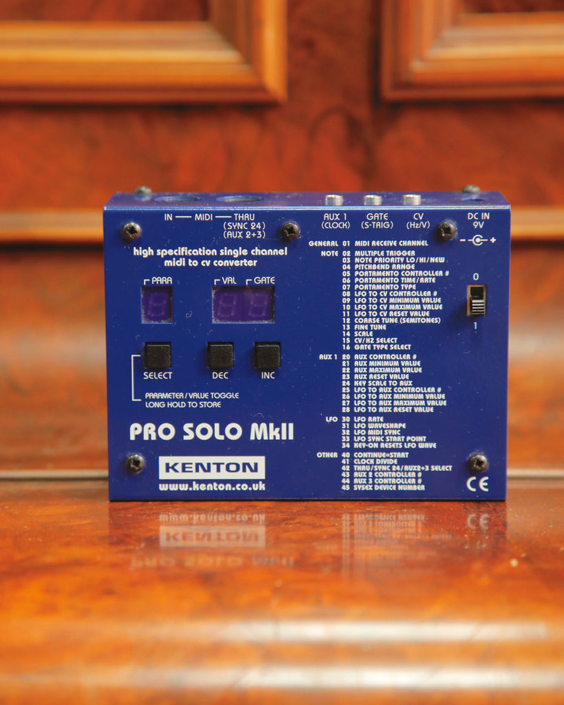 Kenton Pro Solo MKII High Specification Single Synth MIDI to CV Converter Pre-Owned