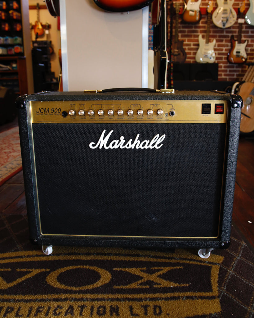 Marshall JCM 900 Model 4502 50-Watt Hi Gain Dual Reverb 2x12" Valve Combo Amplifier Pre-Owned