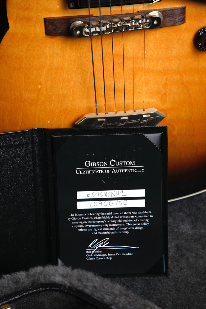Gibson Memphis ES-175 Vintage Sunburst Hollowbody Electric Guitar 2010 Pre-Owned