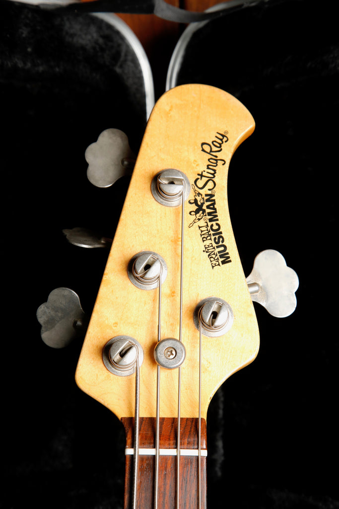 Ernie Ball Music Man StingRay 4 Cherry Red Bass Guitar 1994 Pre-Owned