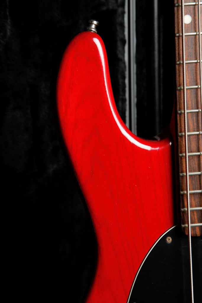 Ernie Ball Music Man StingRay 4 Cherry Red Bass Guitar 1994 Pre-Owned