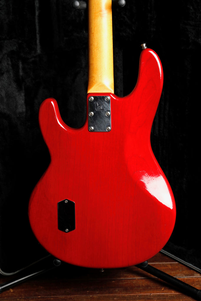 Ernie Ball Music Man StingRay 4 Cherry Red Bass Guitar 1994 Pre-Owned