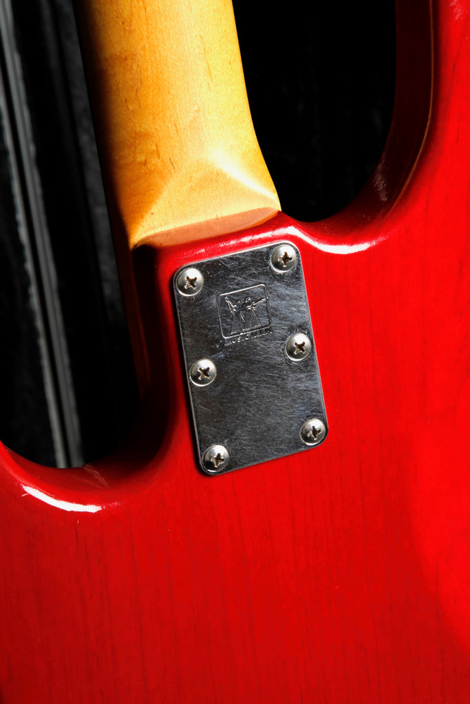 Ernie Ball Music Man StingRay 4 Cherry Red Bass Guitar 1994 Pre-Owned