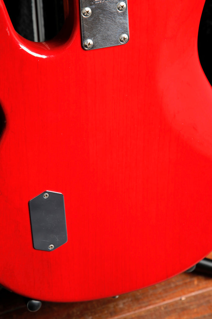 Ernie Ball Music Man StingRay 4 Cherry Red Bass Guitar 1994 Pre-Owned