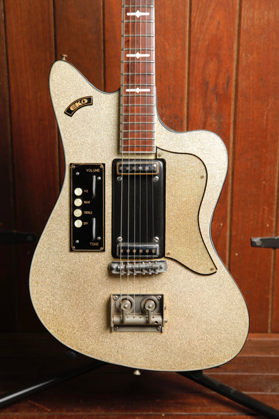 EKO 500/2 Gold Sparkle Electric Guitar 1960s Made in Italy Pre-Owned