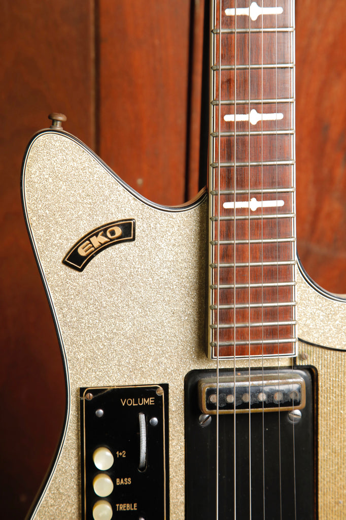 EKO 500/2 Gold Sparkle Electric Guitar 1960s Made in Italy Pre-Owned