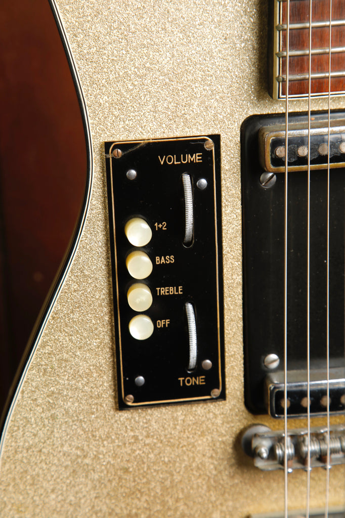 EKO 500/2 Gold Sparkle Electric Guitar 1960s Made in Italy Pre-Owned