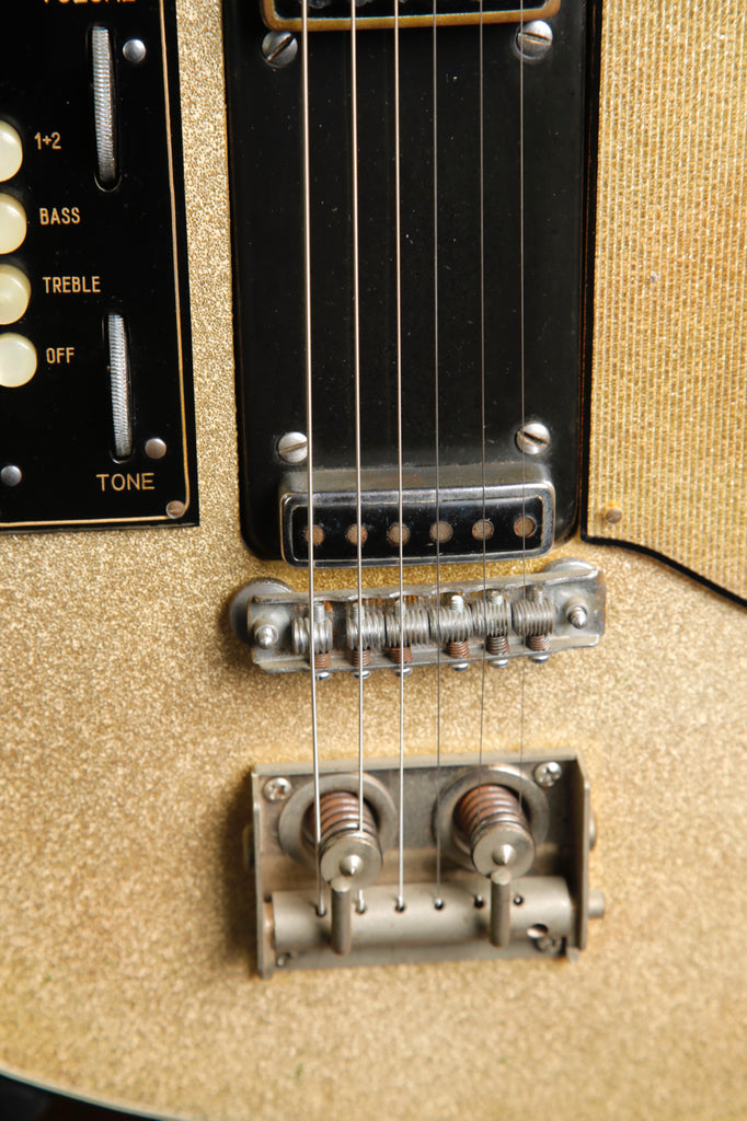 EKO 500/2 Gold Sparkle Electric Guitar 1960s Made in Italy Pre-Owned