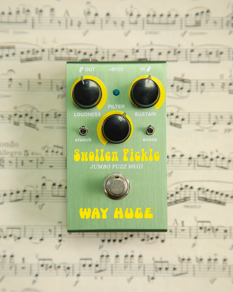 swollen pickle fuzz pedal Way Huge Smalls Swollen Pickle Jumbo Fuzz Pedal Pre-Owned