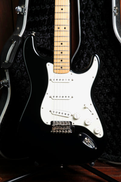 Fender Standard Stratocaster Black Electric Guitar 2006 Pre-Owned