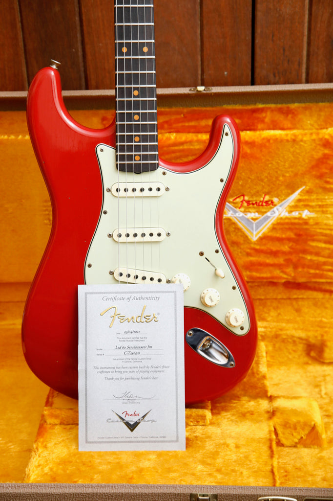 Fender Custom Shop 1960 Stratocaster Journeyman Relic Dakota Red 2021 Pre-Owned