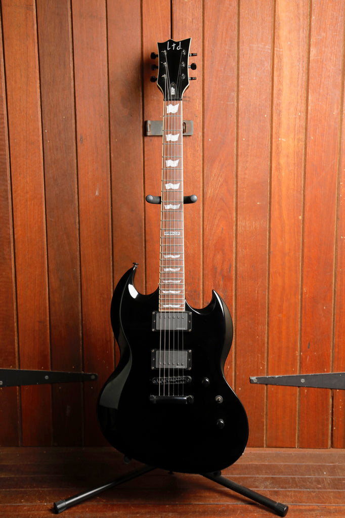 ESP LTD Viper-301 Black Electric Guitar Made in Korea Pre-Owned