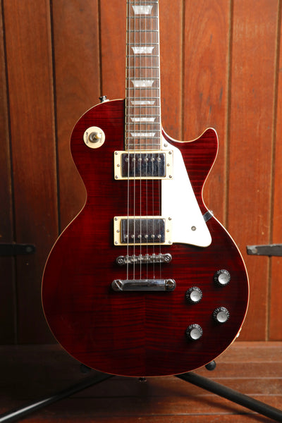 Epiphone Les Paul Standard Plus Top Pro Wine Red Electric Guitar 2006 Pre-Owned