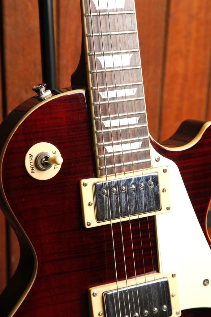 Epiphone Les Paul Standard Plus Top Pro Wine Red Electric Guitar 2006 Pre-Owned