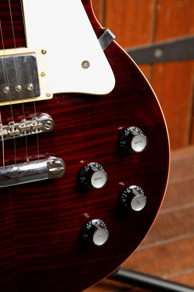 Epiphone Les Paul Standard Plus Top Pro Wine Red Electric Guitar 2006 Pre-Owned