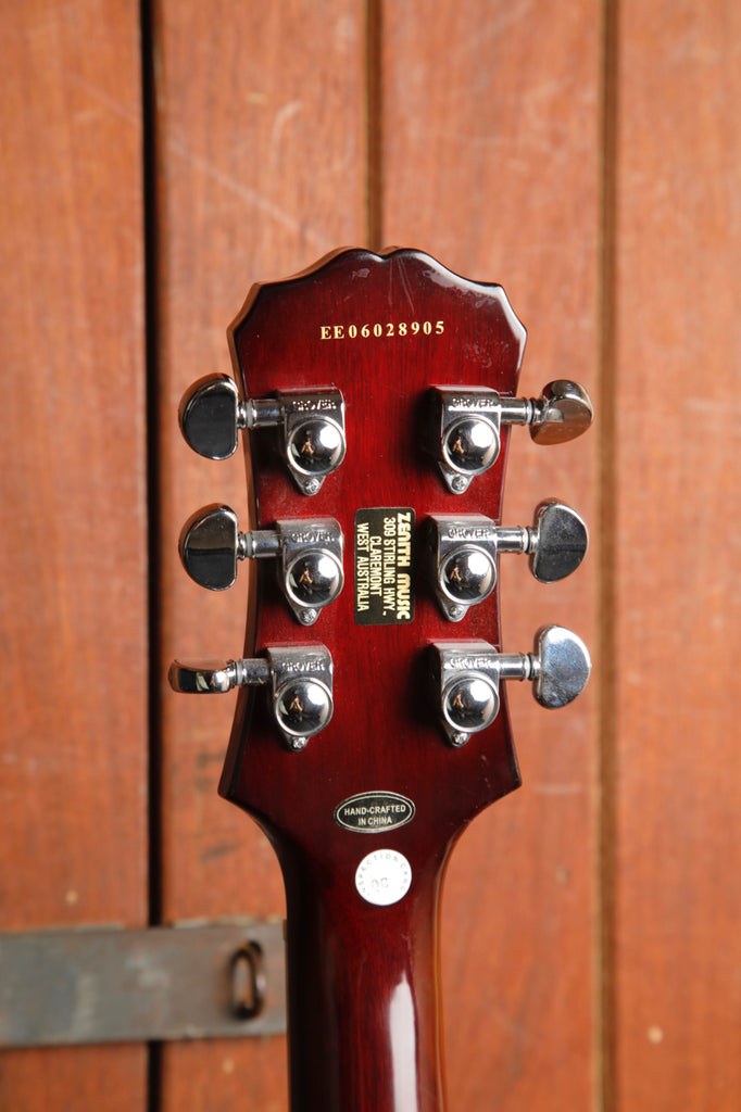 Epiphone Les Paul Standard Plus Top Pro Wine Red Electric Guitar 2006 Pre-Owned