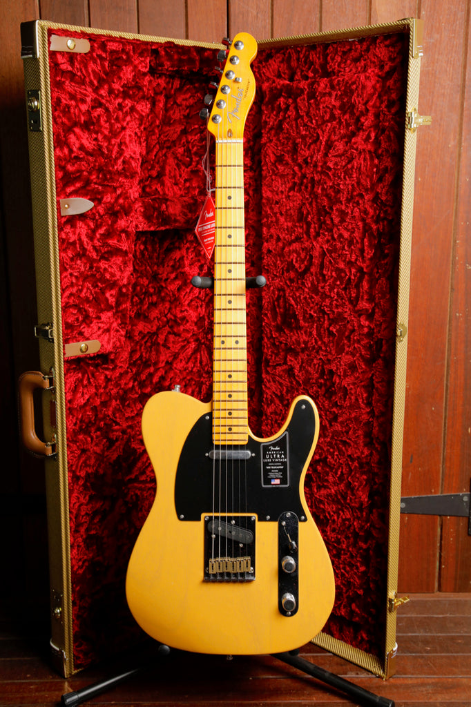 Fender American Ultra Luxe Vintage '50s Telecaster Butterscotch Blonde