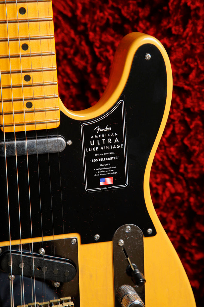 Fender American Ultra Luxe Vintage '50s Telecaster Butterscotch Blonde
