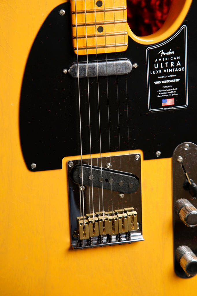 Fender American Ultra Luxe Vintage '50s Telecaster Butterscotch Blonde