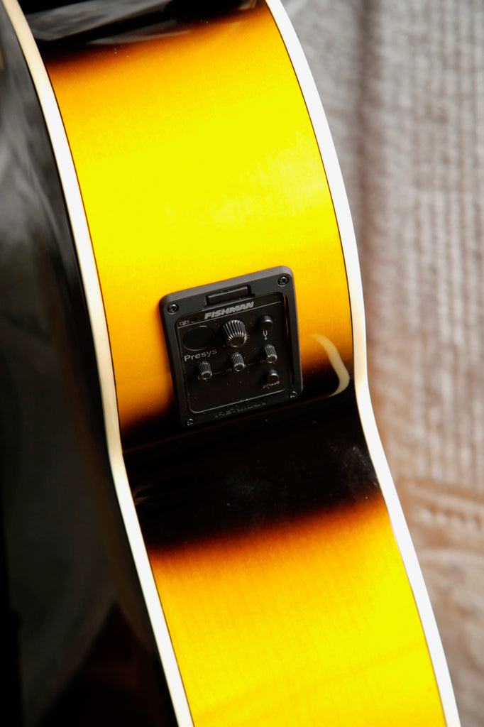 Epiphone J-200EC Studio Vintage Sunburst Acoustic-Electric Guitar Pre-Owned