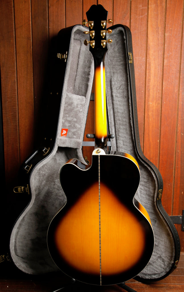 Epiphone J-200EC Studio Vintage Sunburst Acoustic-Electric Guitar Pre-Owned