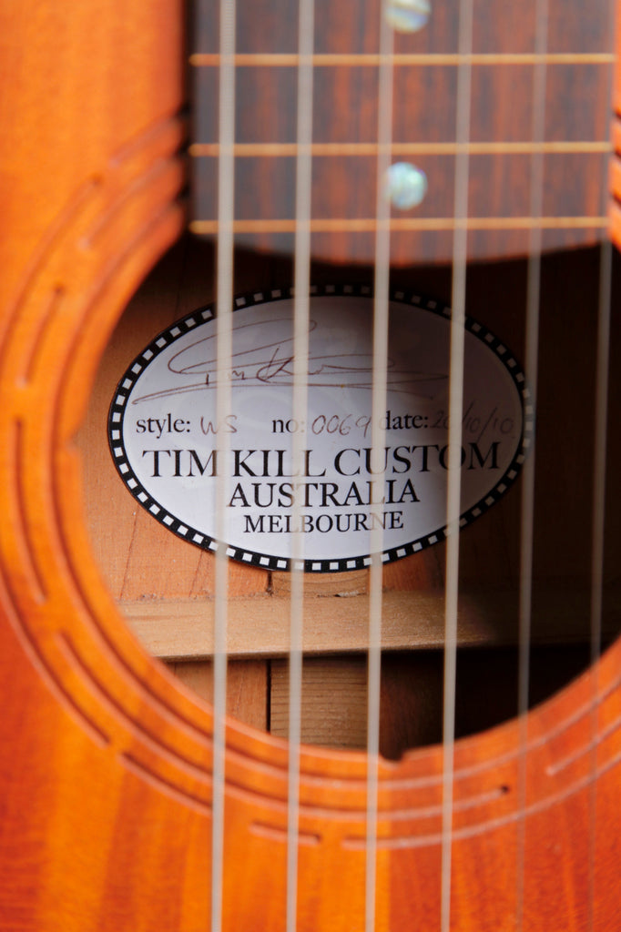 Tim Kill Custom Weissenborn Acoustic Lap Steel Guitar Pre-Owned
