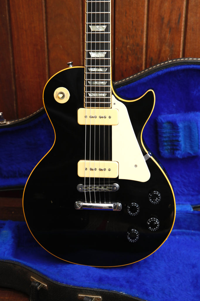 Gibson Les Paul Pro Deluxe 1977 Ebony Vintage Electric Guitar Pre-Owned