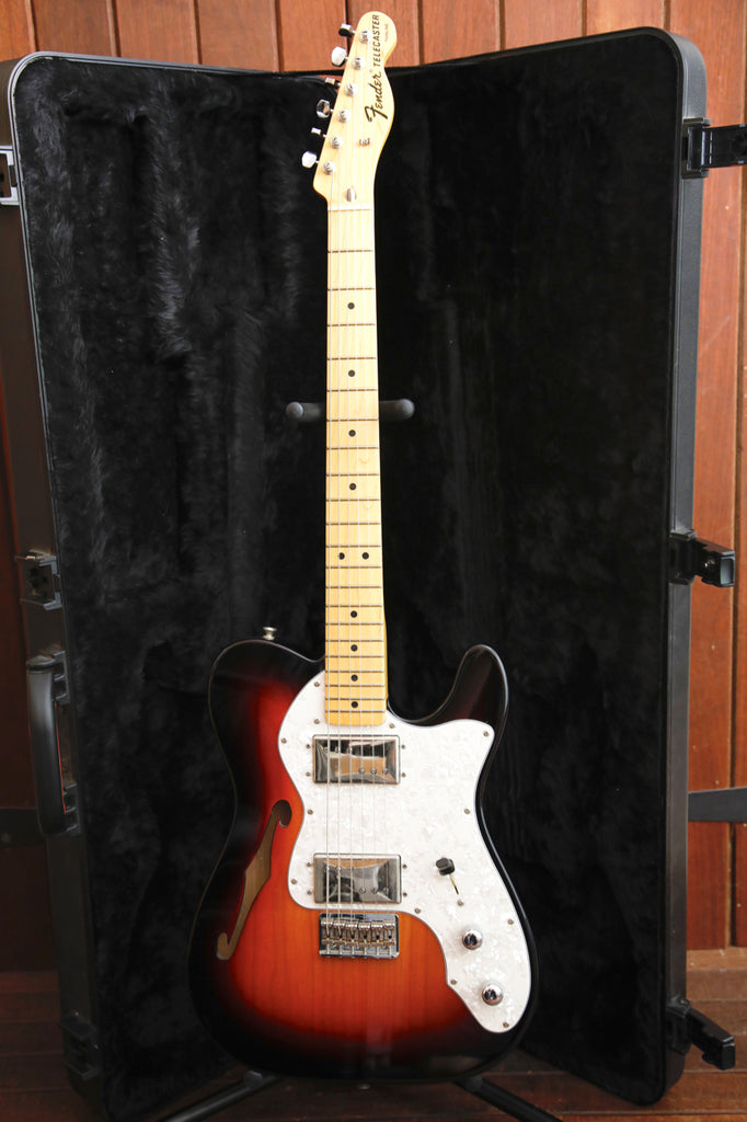 Fender '72 Telecaster Thinline Made From Genuine Fender USA Parts Electric Guitar Sunburst Pre-Owned