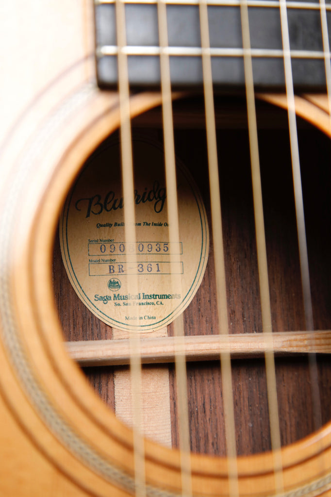 Blueridge BR-361 Historic Series Parlor Acoustic Guitar Pre-Owned