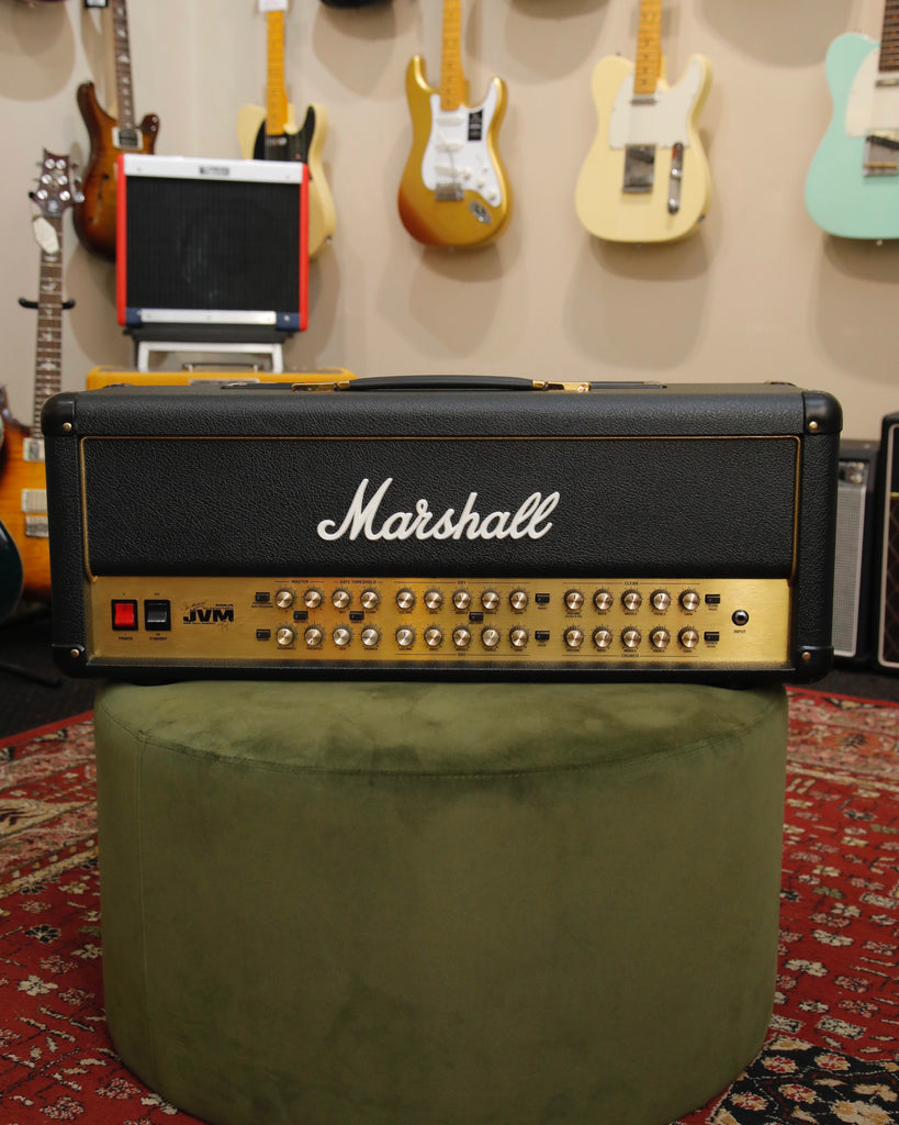 Marshall JVM410HJS Joe Satriani Signature 100-Watt Valve Guitar Amplifier Head Pre-Owned