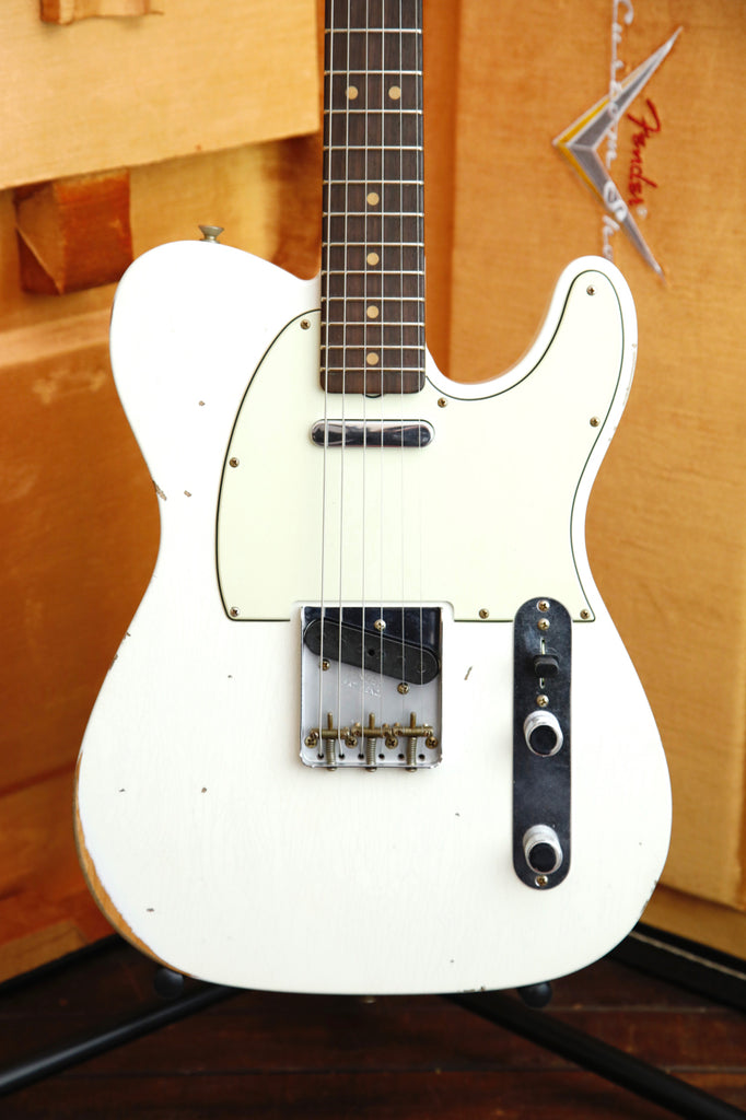 Fender Custom Shop 1963 Telecaster Relic Aged Olympic White