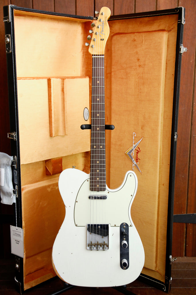 Fender Custom Shop 1963 Telecaster Relic Aged Olympic White