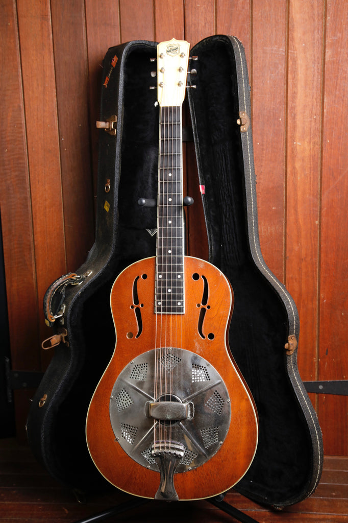 National Reso-Phonic M-1 Wood Resonator Guitar 1994 Pre-Owned