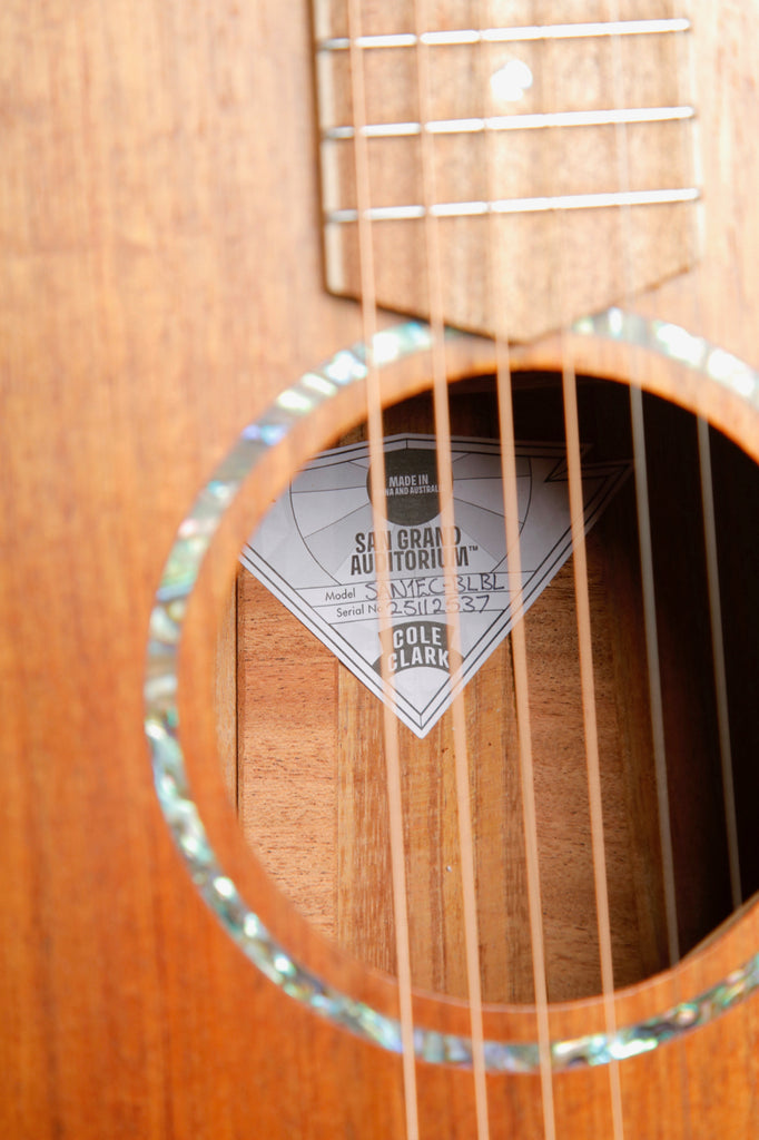 Cole Clark Studio SAN1EC-BLBL All Blackwood Acoustic-Electric Guitar