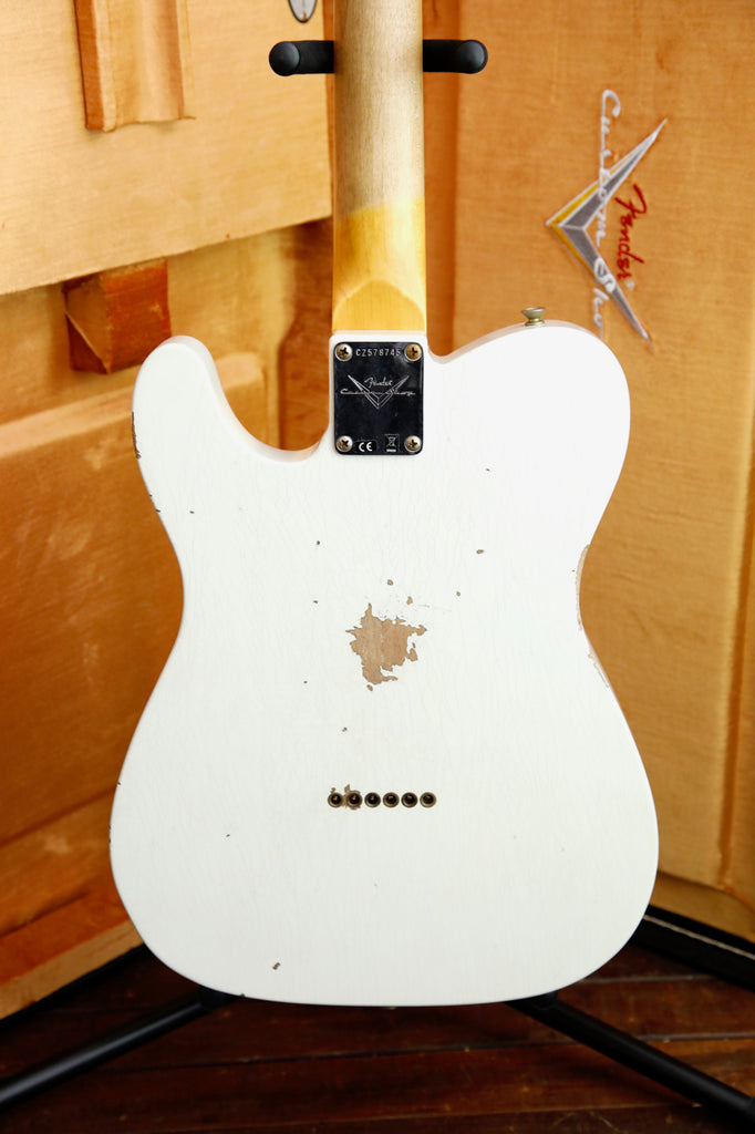 Fender Custom Shop 1963 Telecaster Relic Aged Olympic White