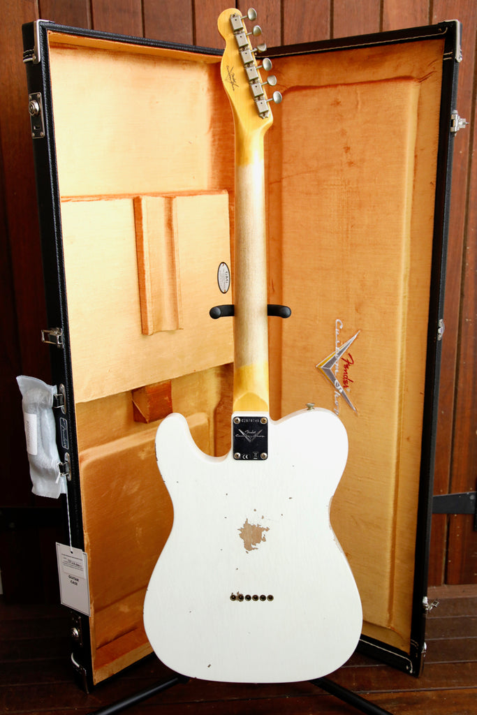 Fender Custom Shop 1963 Telecaster Relic Aged Olympic White