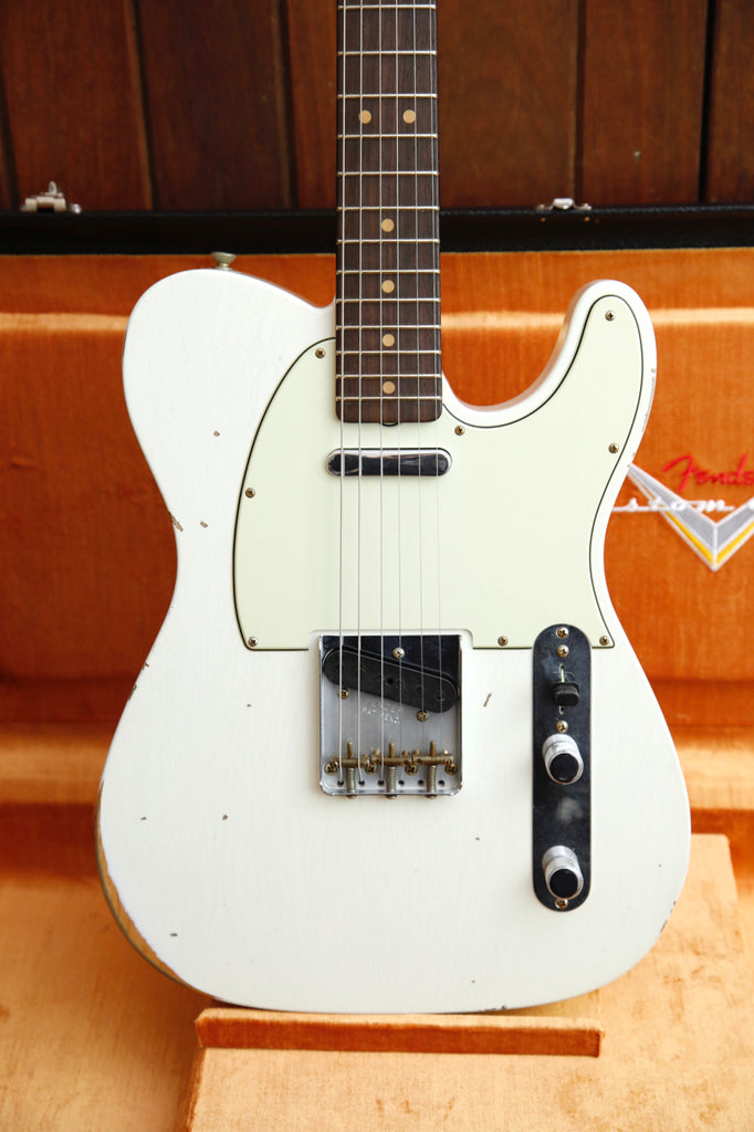 Fender Custom Shop 1963 Telecaster Relic Aged Olympic White