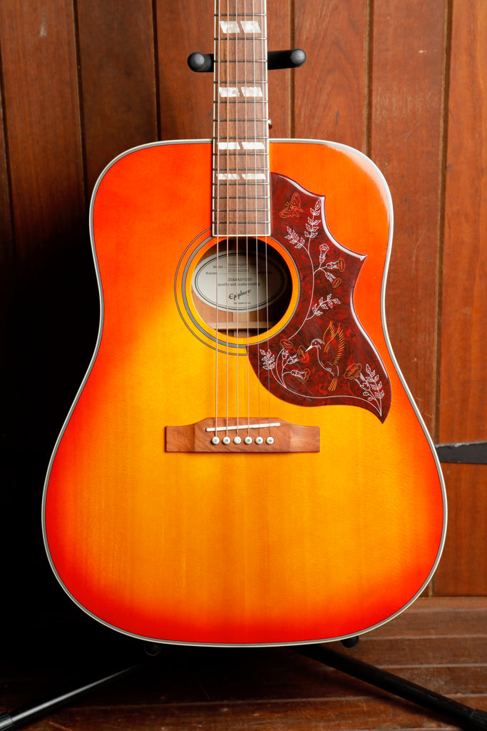 Epiphone Hummingbird Studio Faded Cherry Burst Acoustic-Electric Guitar Pre-Owned