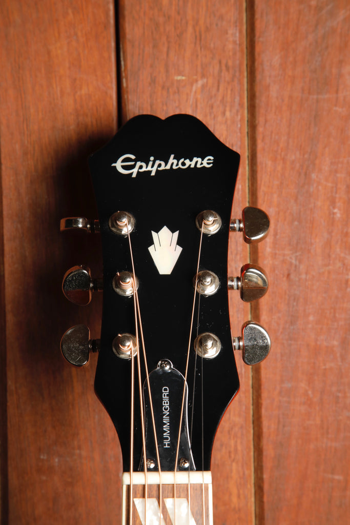 Epiphone Hummingbird Studio Faded Cherry Burst Acoustic-Electric Guitar Pre-Owned