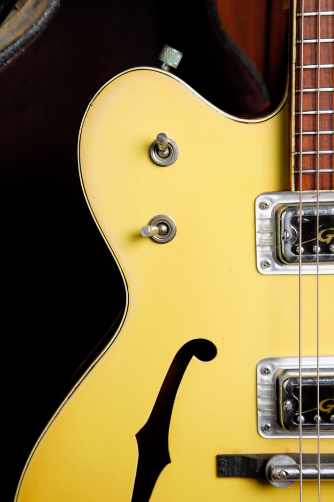 Gretsch 6105 Rally Bamboo Yellow Hollowbody Electric Guitar 1967 Pre-Owned
