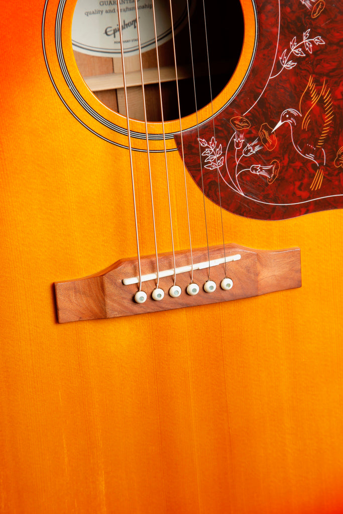 Epiphone Hummingbird Studio Faded Cherry Burst Acoustic-Electric Guitar Pre-Owned