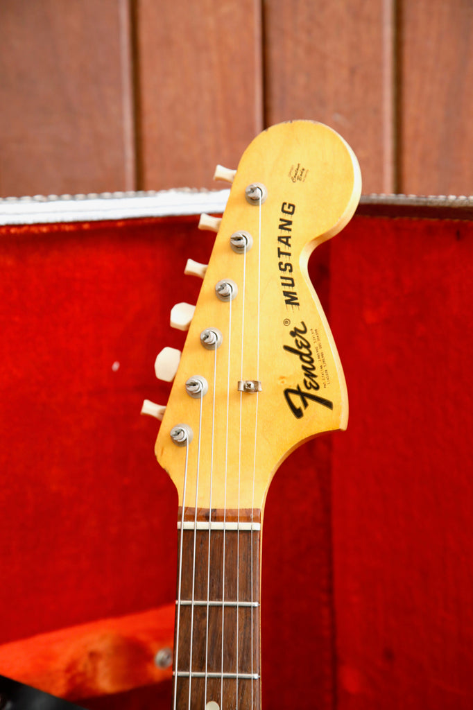 Fender Mustang Vintage 3-Colour Sunburst Electric Guitar 1972 Pre-Owned