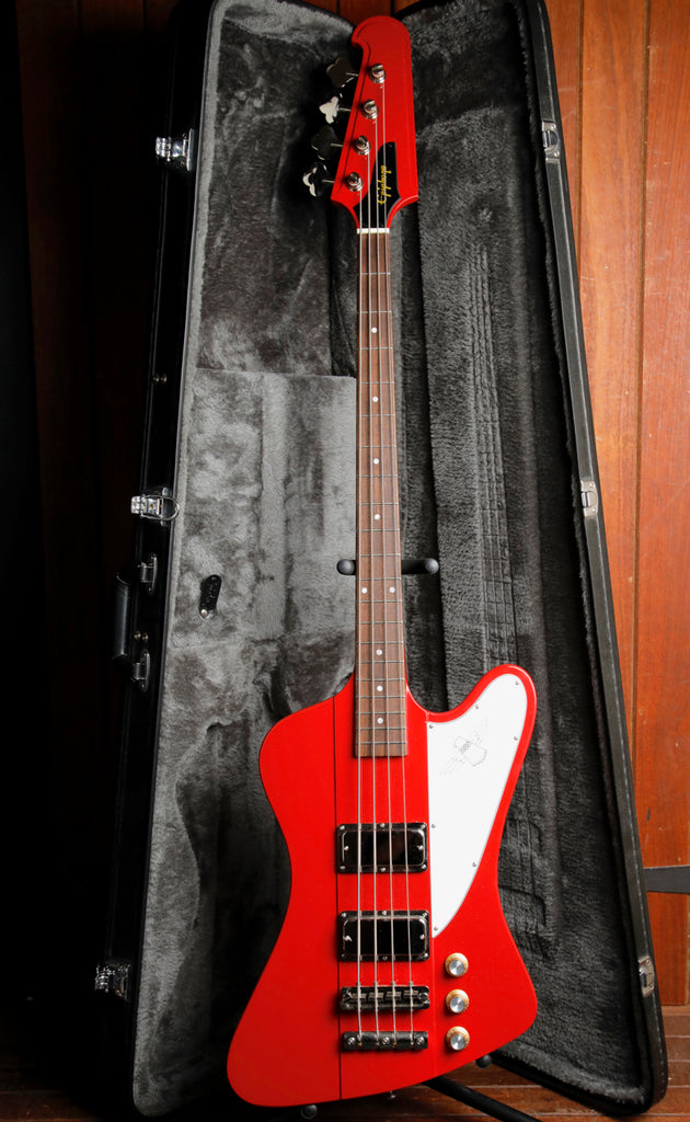 Epiphone Thunderbird '64 Red Bass Guitar w/Case Pre-Owned