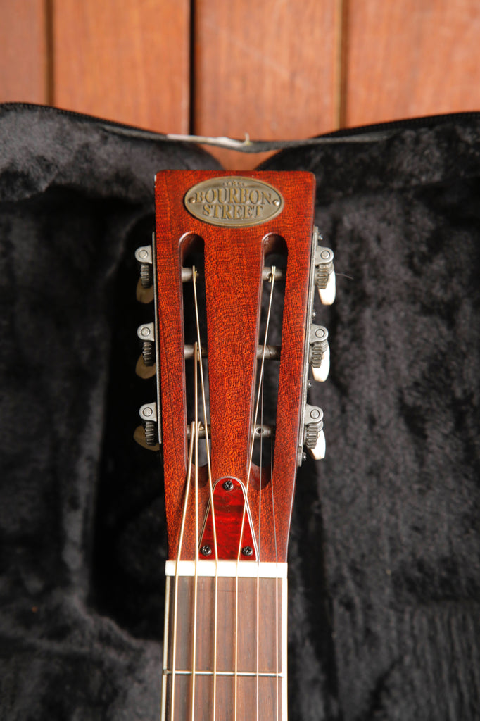 Bourbon Street 1C-A Style 0 Distressed Look Resonator w/ Pickup & Case Pre-Owned