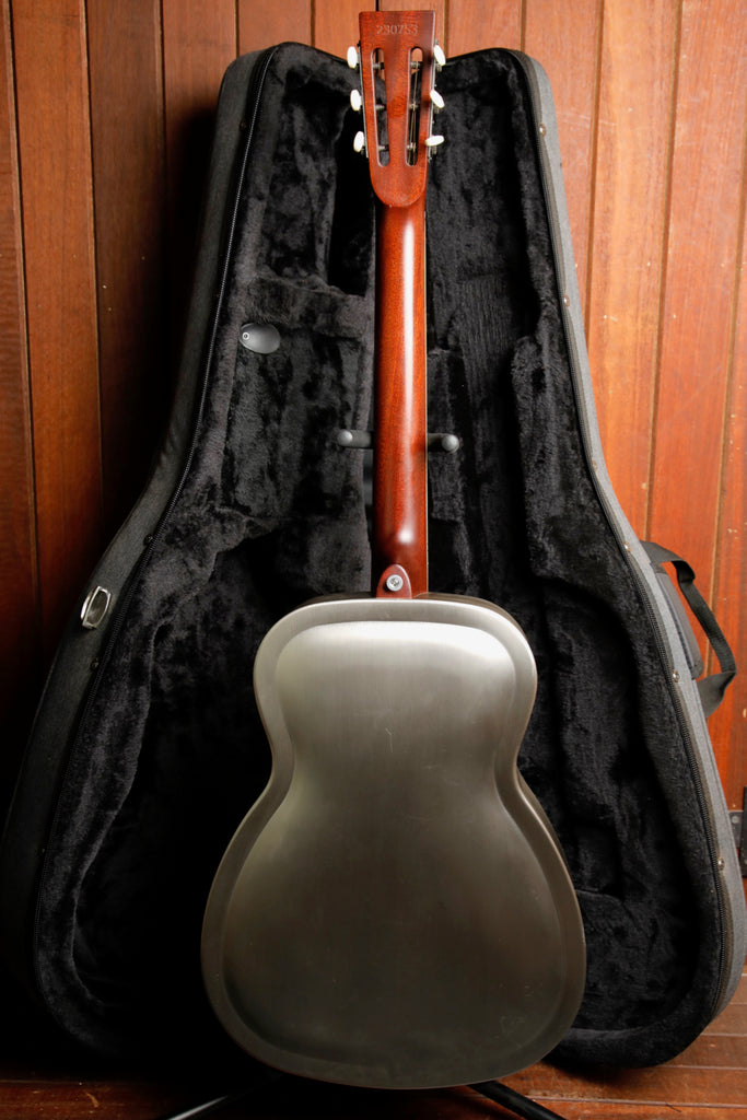 Bourbon Street 1C-A Style 0 Distressed Look Resonator w/ Pickup & Case Pre-Owned