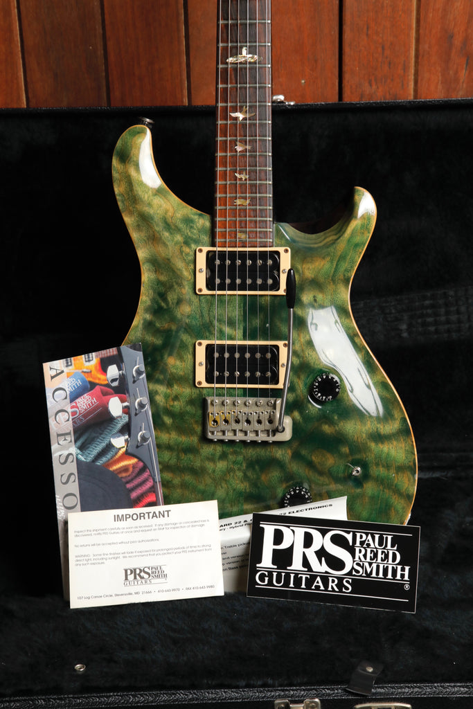 PRS Custom 22 Tremolo Emerald Green Electric Guitar Pre-Owned